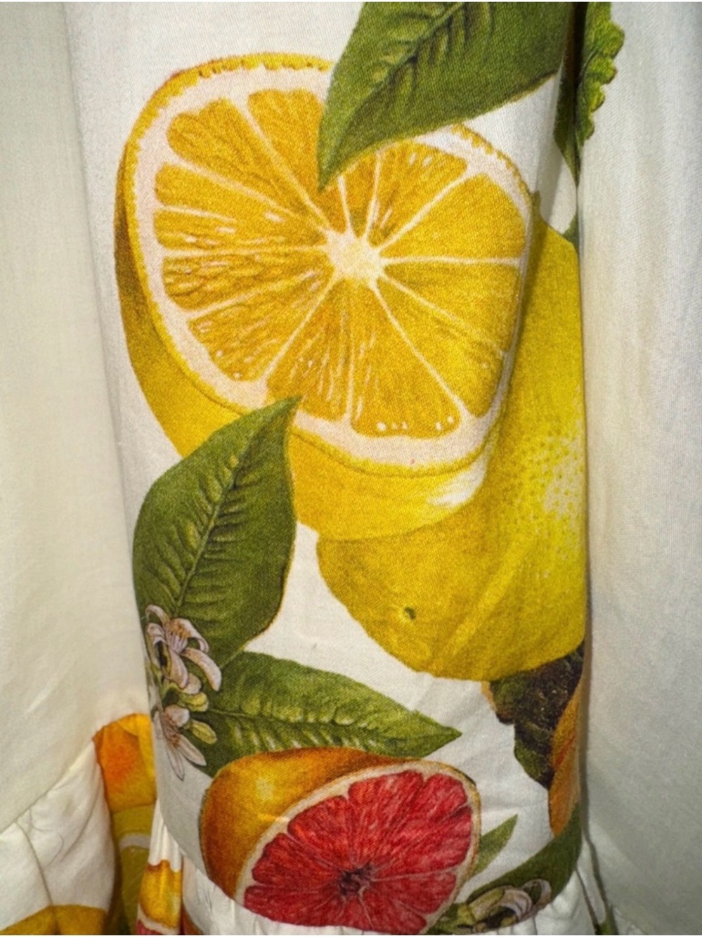 ANTONIO MELANI Antonio Melani Sloan Halter Citrus Print Dress β’ EUC β’ Size 12 - Picture 12 of 16